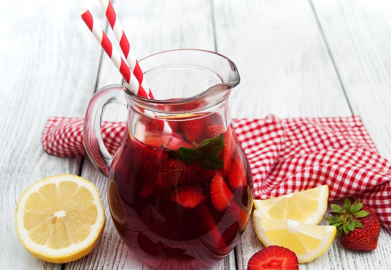 limonade citron fraise Limonade fraise basilic et érable